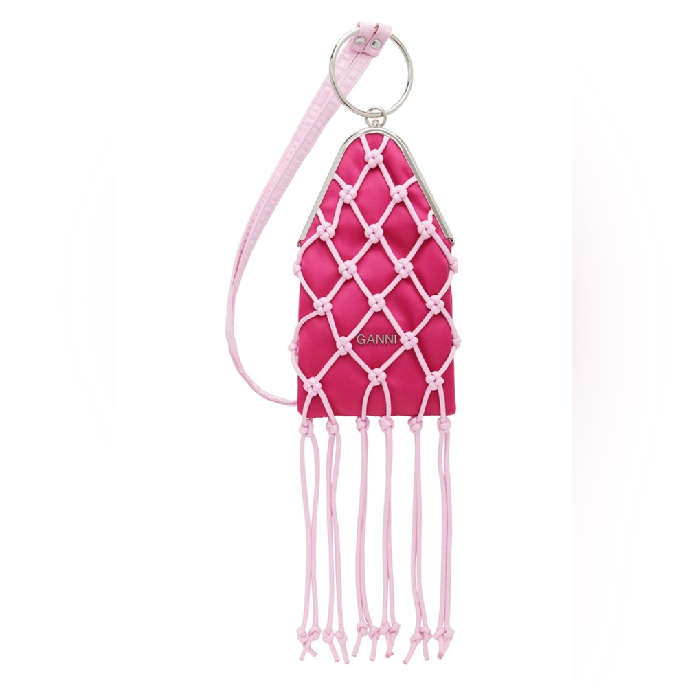 Ganni Pink Occasion Bangle Bag